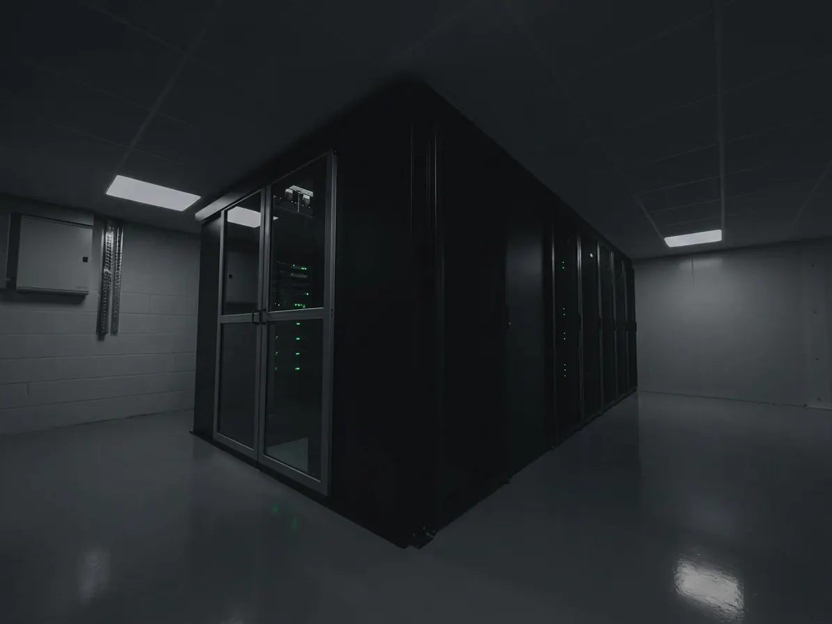 Wide view of Cambridge data centre facility