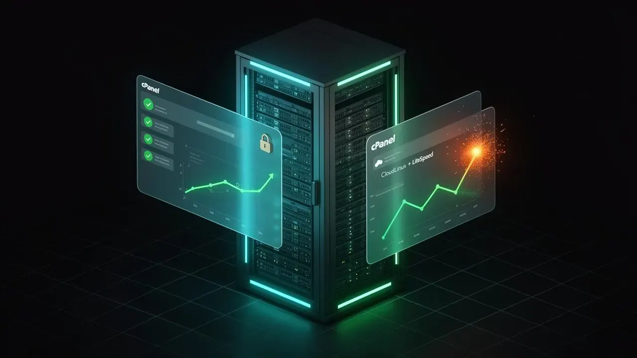 cPanel control panel dashboard for Fast2Host CloudLinux web hosting