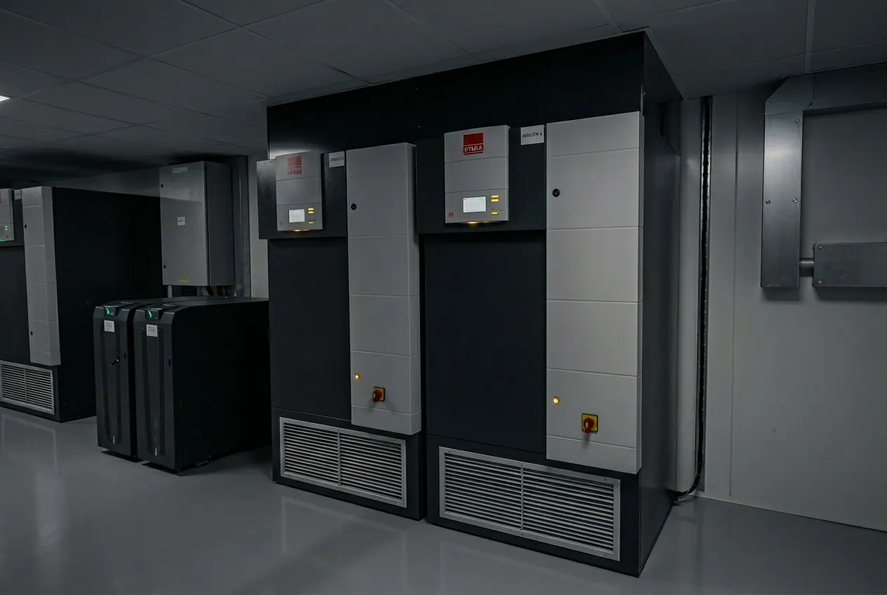 STULZ precision CRAC cooling units providing N+N redundancy