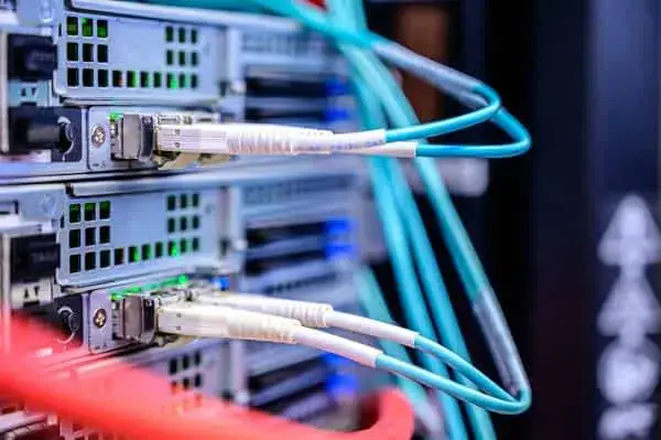 Fibre network cabling powering the Fast2Host AS48825 carrier-neutral UK network