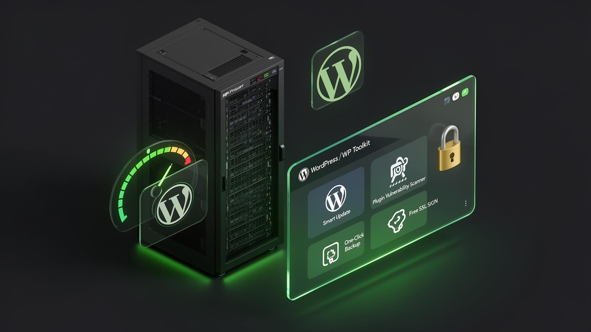 Managed WordPress hosting dashboard with WP Toolkit on UK LiteSpeed servers
